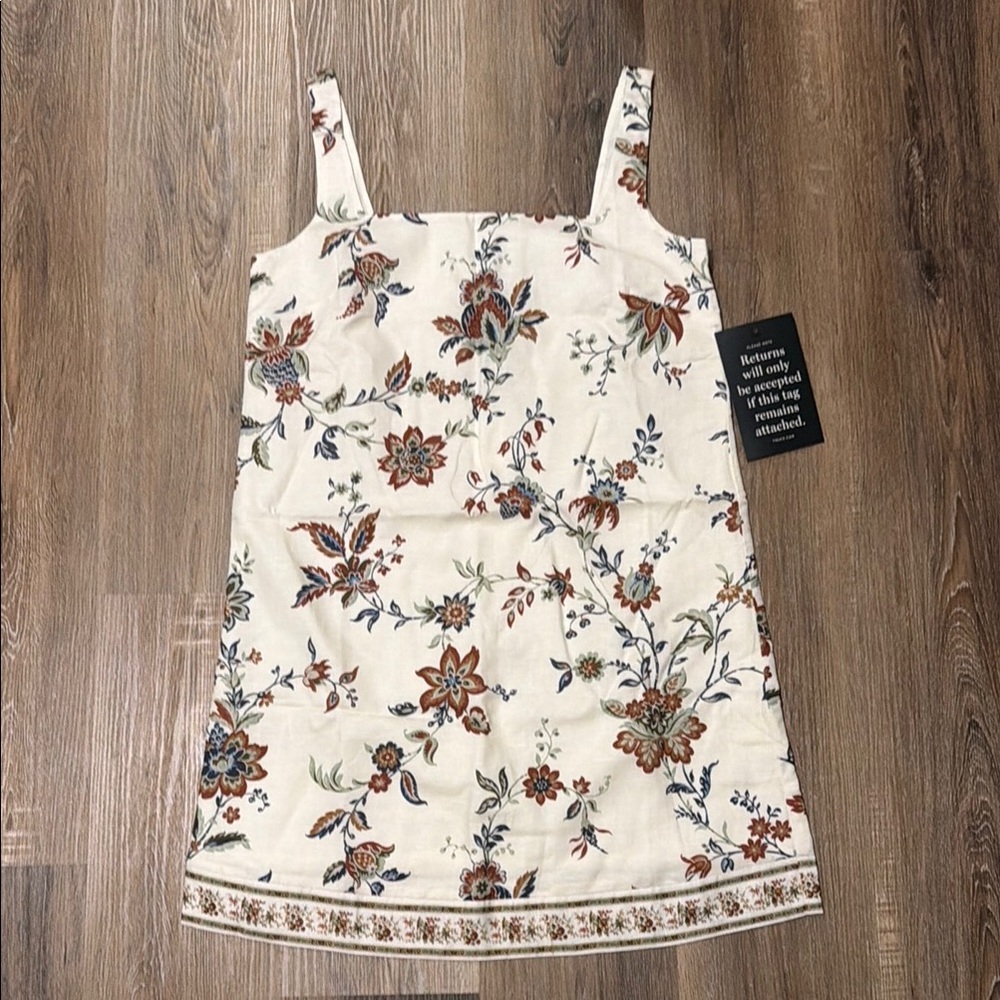 Tuckernuck x Studio McGee Terracotta Chintz Cotton Linen Cassie Dress